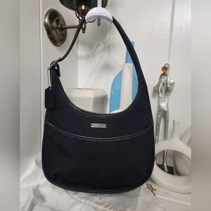 バッグ Vintage Coach Neoprene Ergo Shoulder Bag Vintage Coach Neo Ergo Pocket Zip Neoprene & Leather Satchel